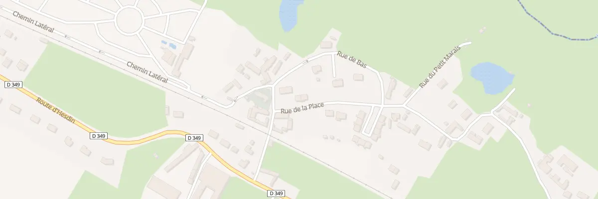 Plan du 110 Rue de la Place à Maresquel-Ecquemicourt