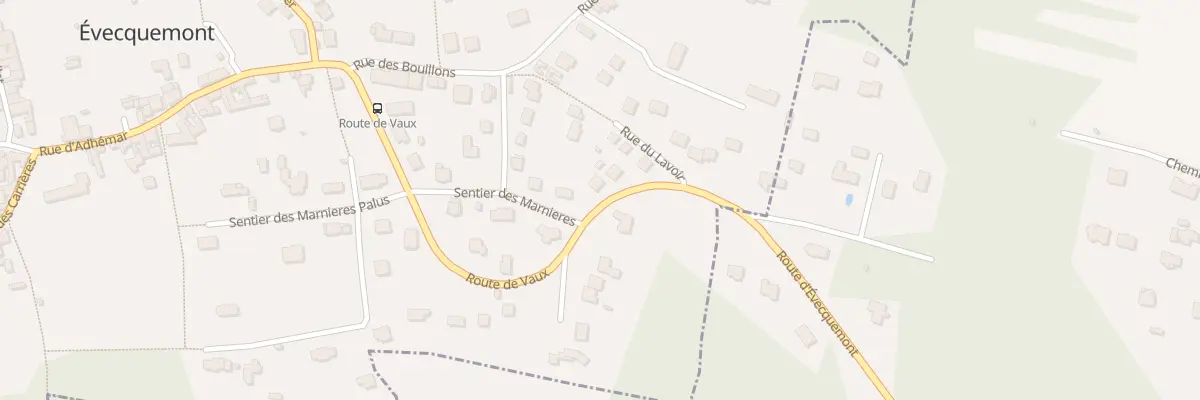 Plan du 8B Rue de Vaux à Évecquemont