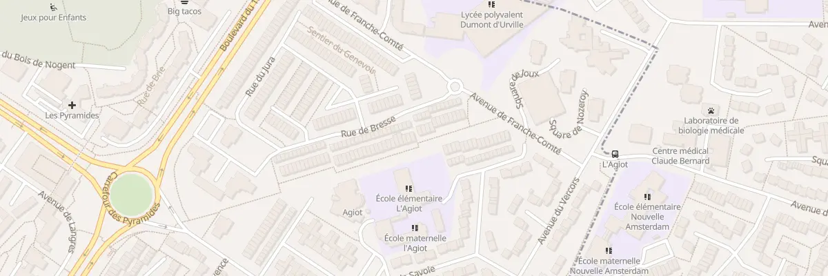 Plan du 25 Rue de Bresse à Élancourt