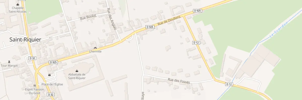 Plan du 6 Rue de Doullens à Saint-Riquier