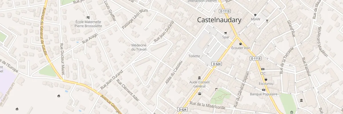 Plan du 57 All du Cassieu à Castelnaudary