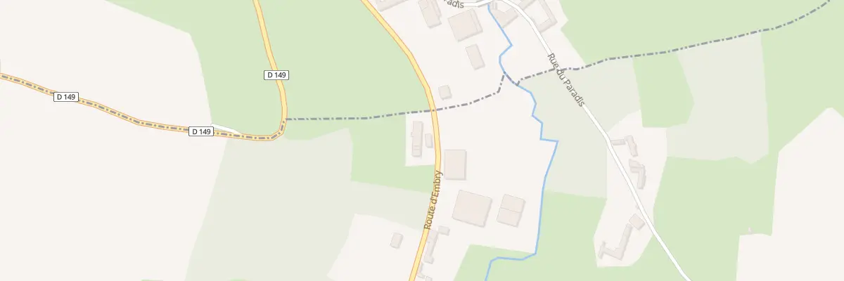 Plan du 97 Rte d’Embry à Hesmond