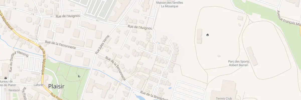 Plan du 179 Av du Château à Plaisir