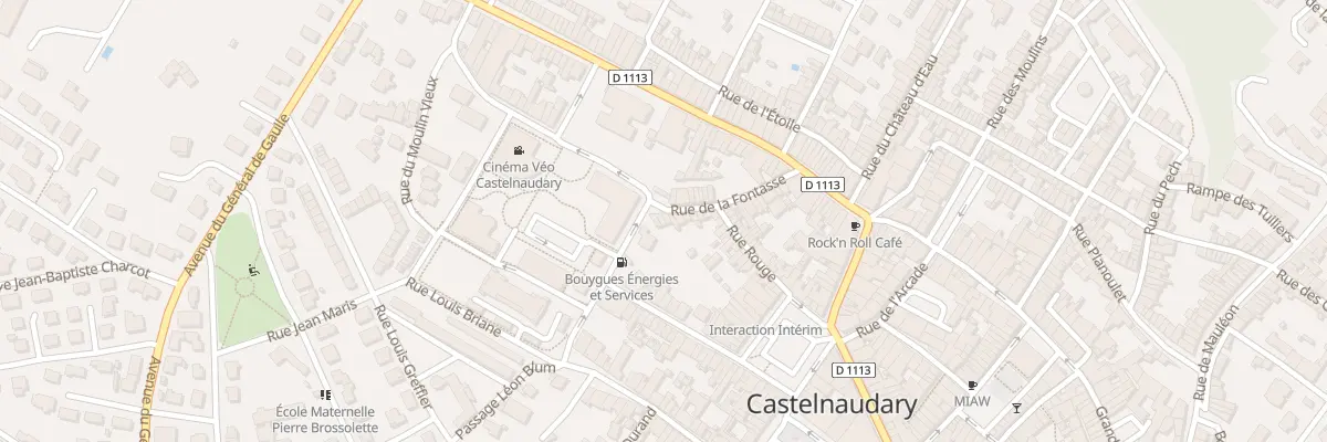 Plan du 2 Rue de la Fontasse à Castelnaudary