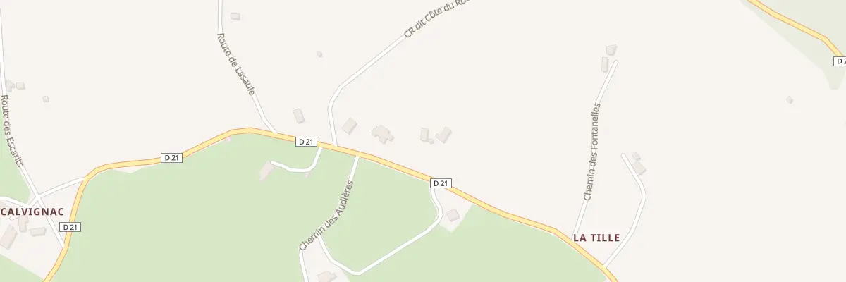 Plan du 714 Rte de Reyrevignes à Fons