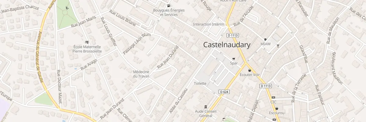 Plan du 15 Rue des Jardins à Castelnaudary