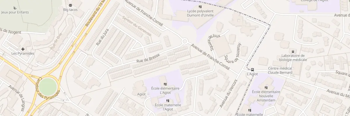 Plan du 17 Rue de Bresse à Maurepas