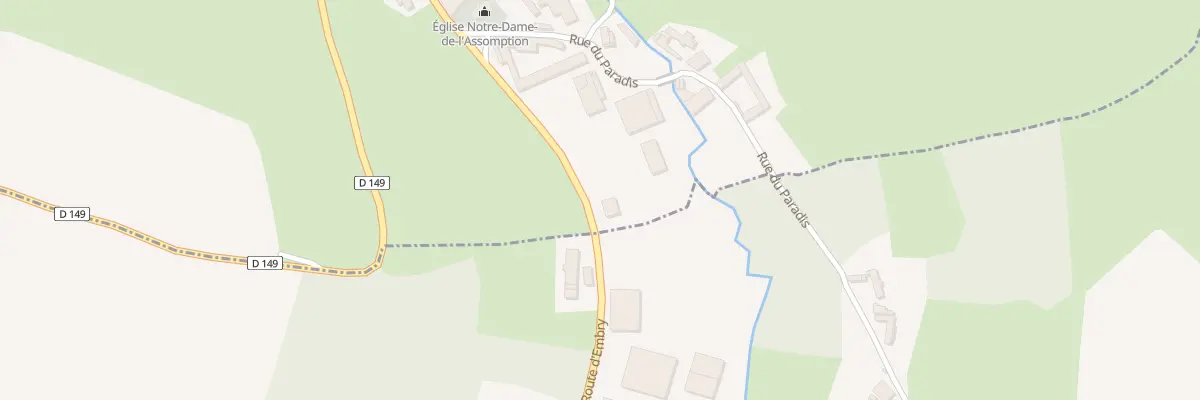 Plan du 2 Rte de Fruges à Hesmond