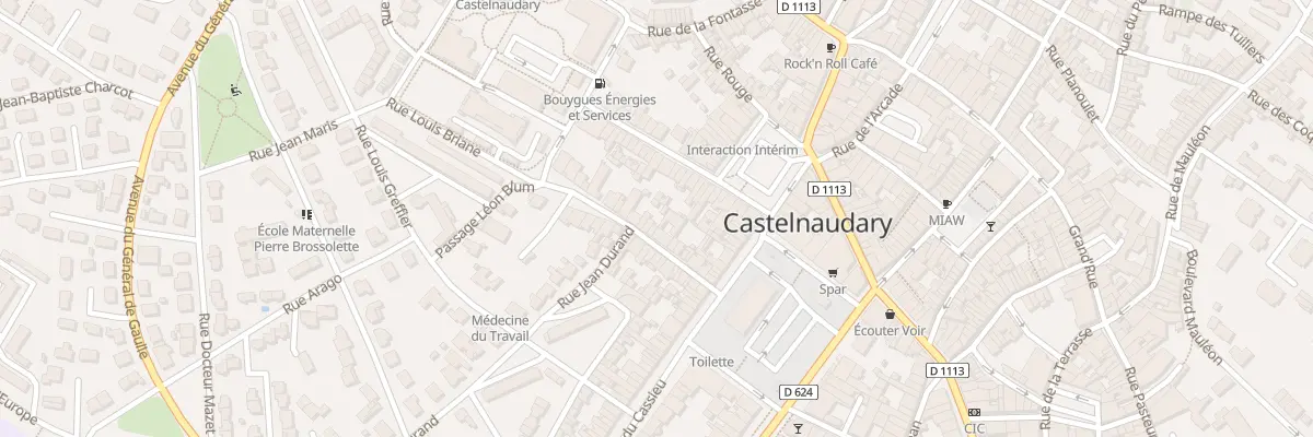Plan du 22 Rue des Jardins à Castelnaudary