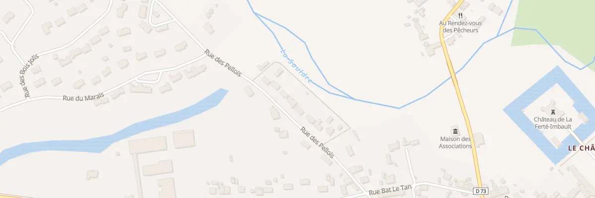 Plan du 24 Rue des Pellois à La Ferté-Imbault