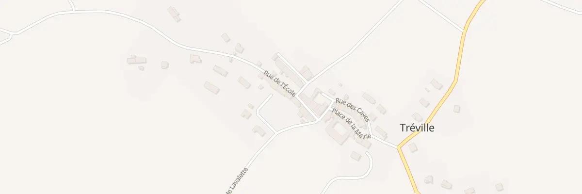 Plan du 33 Le Village à Tréville