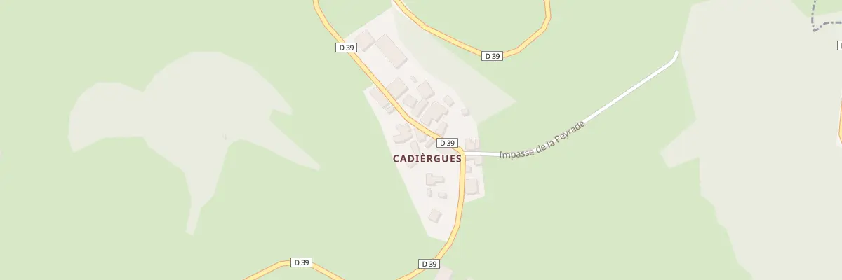 Plan du 5083 Cadiergues à Molières
