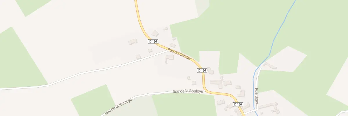 Plan du 47 Rue du Catelet à Wicquinghem