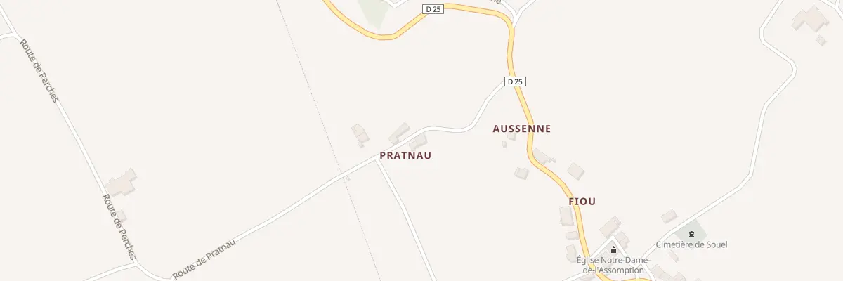 Plan du 397 Rte de Pratnau à Souel