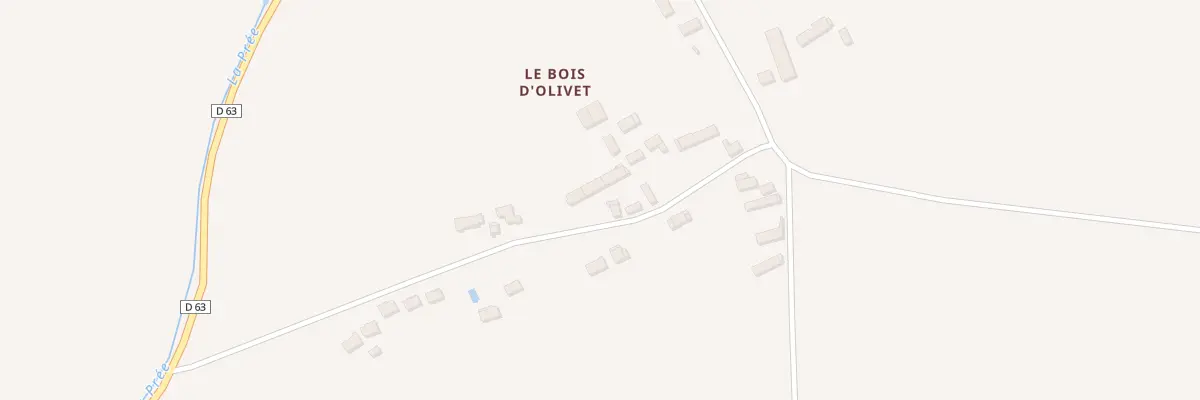Plan du 11 Le Bois d’Olivet à Dampierre-en-Graçay