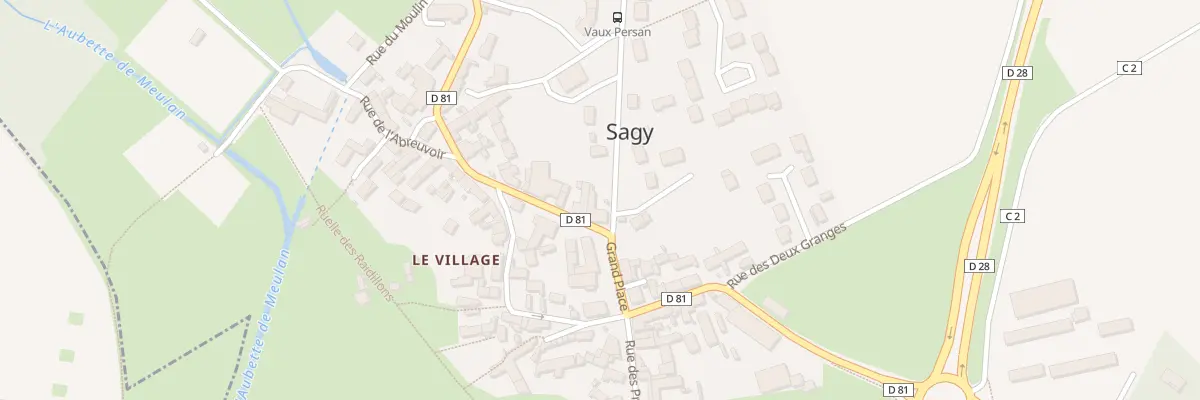 Plan du 2 Gpl Grand ’ Place à Sagy