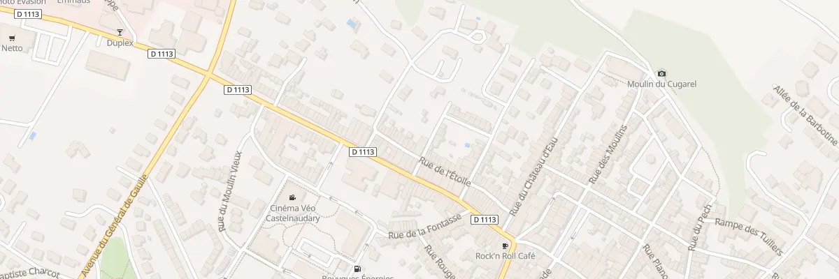 Plan du 50 Rue de l’Etoile à Castelnaudary