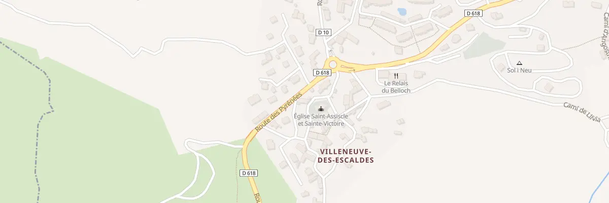 Plan du 18 Le Village de Villeneuve à Angoustrine-Villeneuve-des-Escaldes