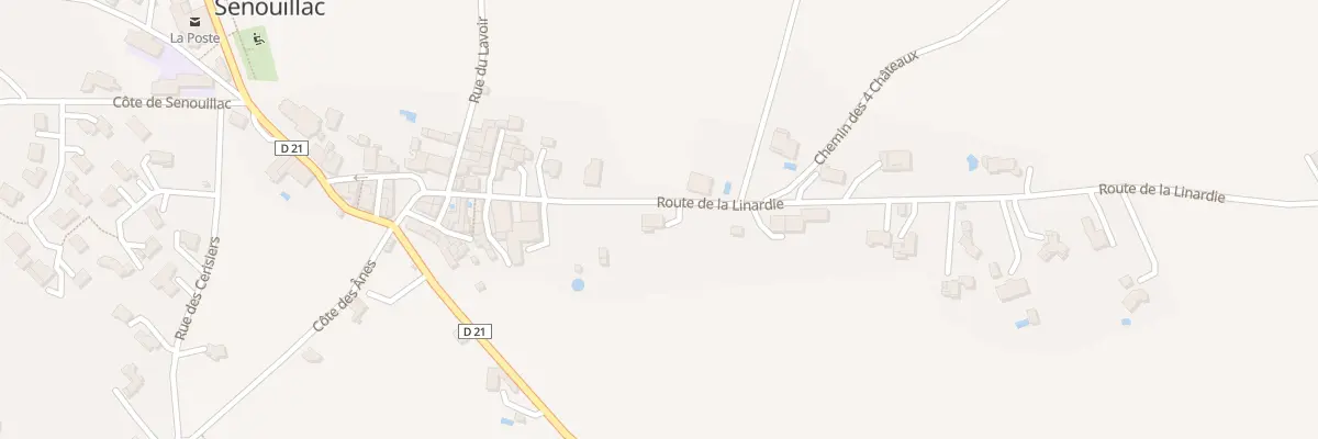Plan du 6 Rte de la Linardié à Senouillac