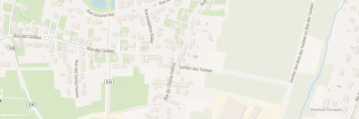 Plan du 391 Rue des Tarètes à Semoy