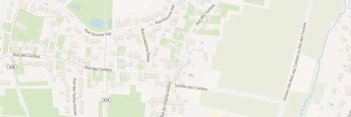 Plan du 376 Rue des Tarètes à Semoy