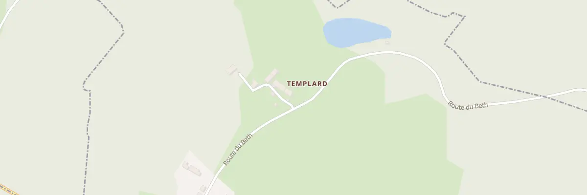Plan du 5058 Templard à Chavanat