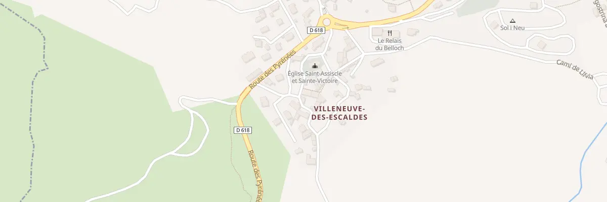 Plan du 5001 Le Village de Villeneuve à Angoustrine-Villeneuve-des-Escaldes