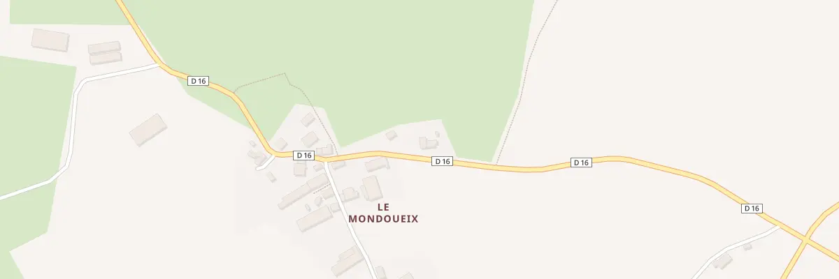 Plan du 11 Mondoueix à Glénic