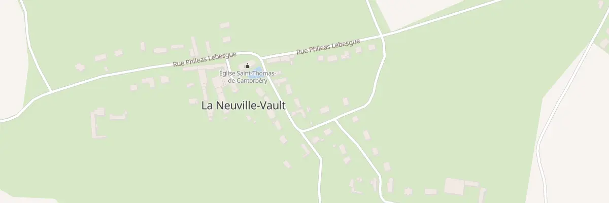Plan du 8 Rue de la Croix du Vault à La Neuville-Vault