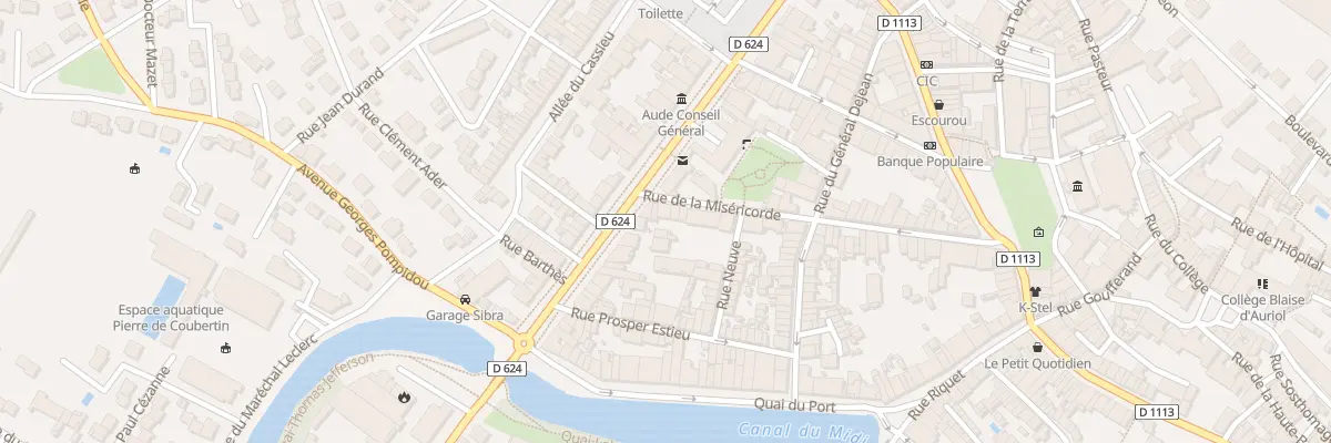 Plan du 63 Rue de la Miséricorde à Castelnaudary