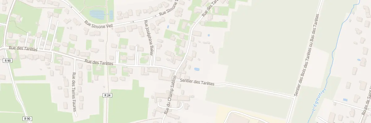 Plan du 387 Rue des Tarètes à Semoy