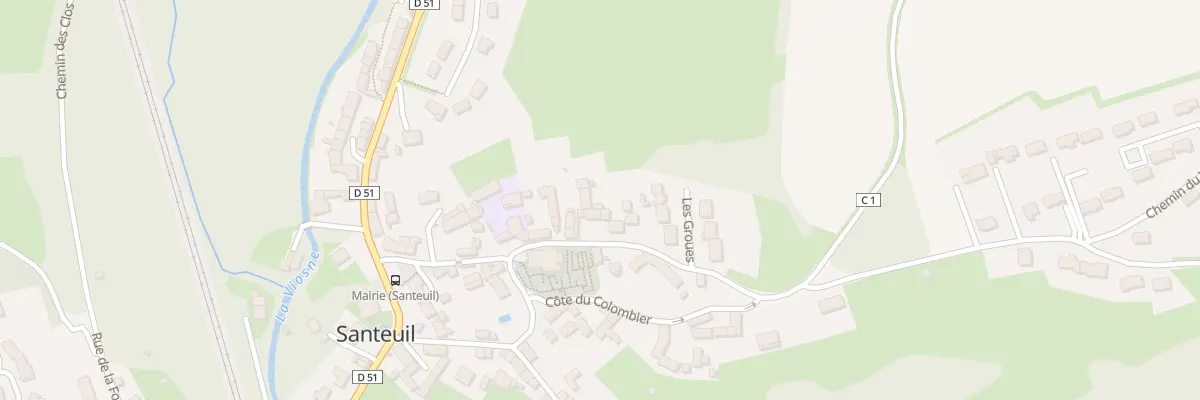 Plan du 19B Rue de l’Eglise à Santeuil