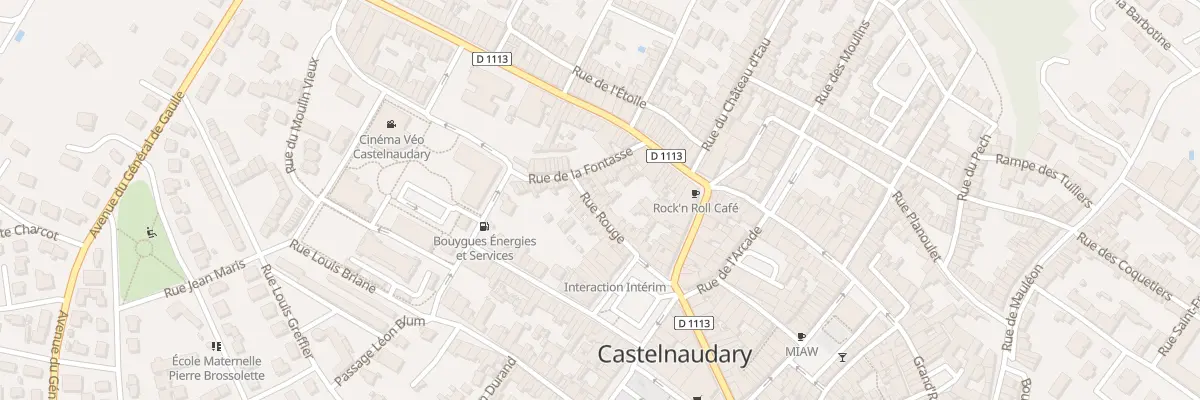 Plan du 14 Rue Rouge à Castelnaudary