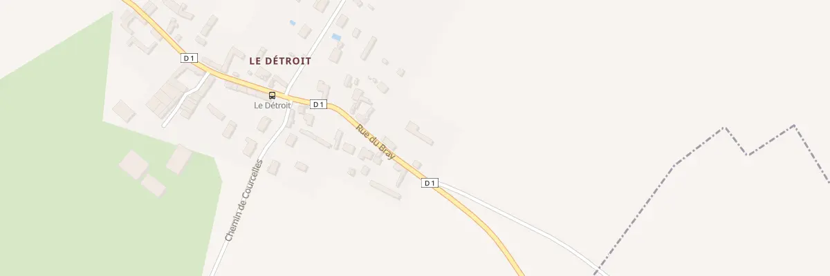 Plan du 4 Rue du Bray (Le Detroit ) à Pierrefitte-en-Beauvaisis