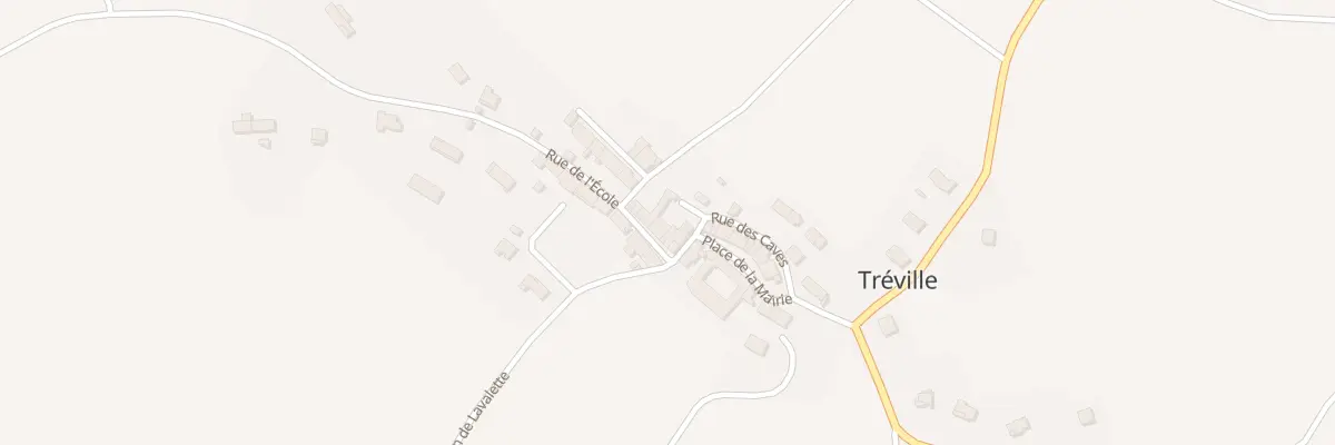 Plan du 44 Le Village à Tréville