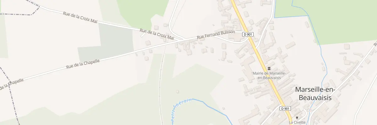 Plan du 10 Rue de la Chapelle à Marseille-en-Beauvaisis
