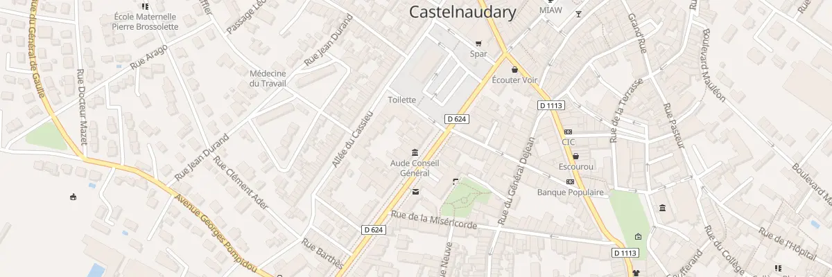 Plan du 27 Crs de la République à Castelnaudary