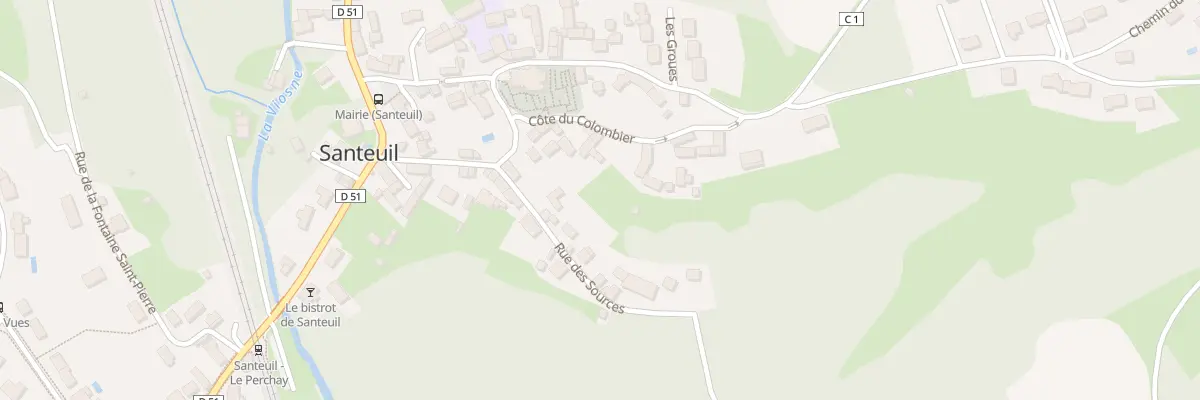 Plan du 5026 Côte du Colombier à Santeuil