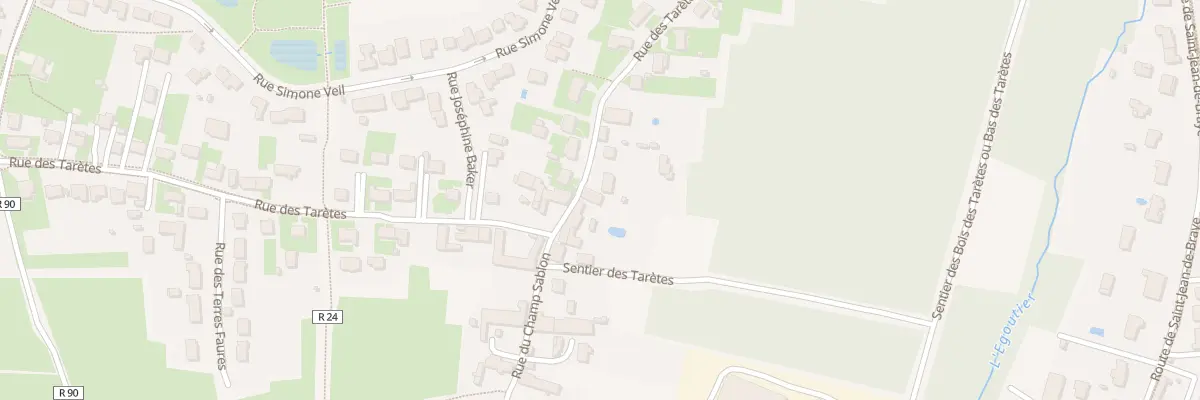 Plan du 385T Rue des Tarètes à Semoy