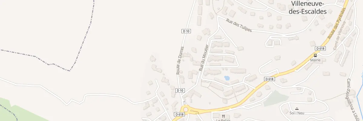 Plan du 10 Rte de Dorres à Angoustrine-Villeneuve-des-Escaldes