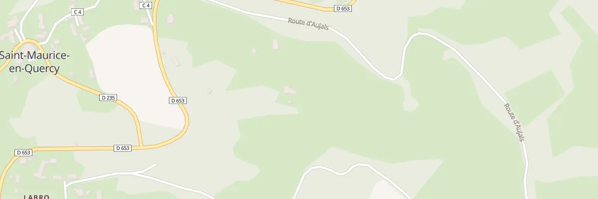 Plan du 357 Rte d’Aujals à Saint-Maurice-en-Quercy