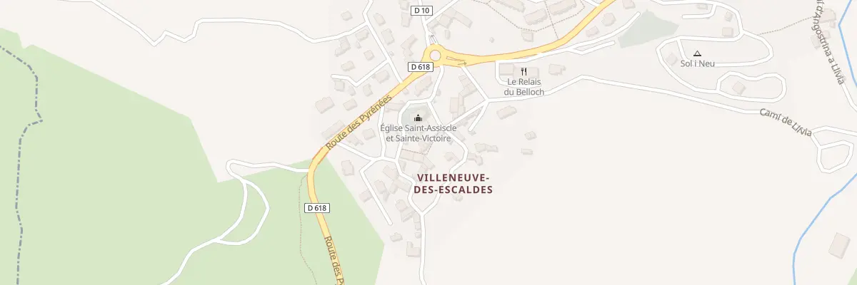 Plan du 9 Le Village de Villeneuve à Angoustrine-Villeneuve-des-Escaldes
