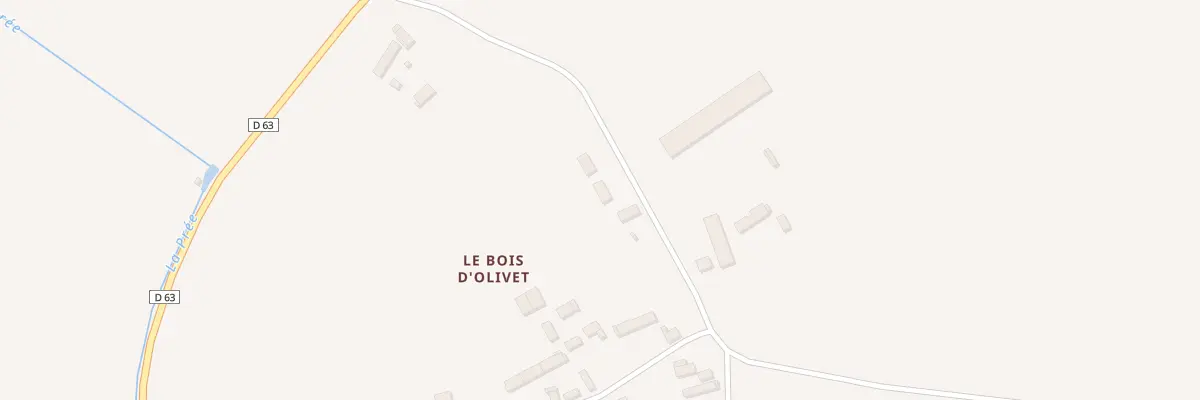 Plan du 68A Le Bois d’Olivet à Dampierre-en-Graçay