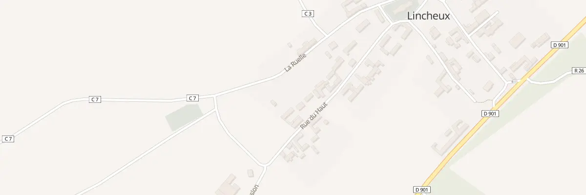 Plan du 14 Rue du Haut à Hornoy-le-Bourg