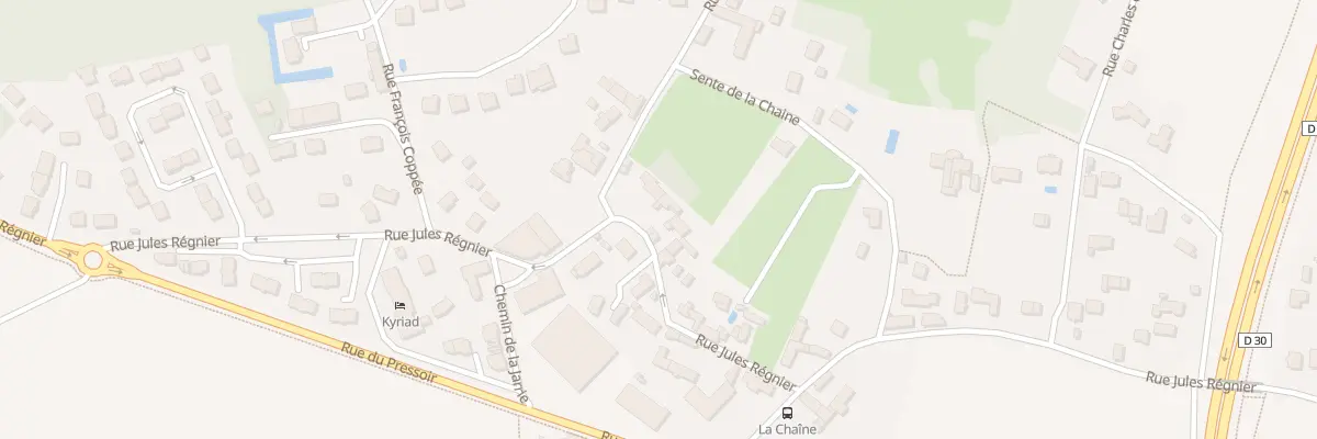 Plan du 1345 Rue Jules Régnier à Plaisir