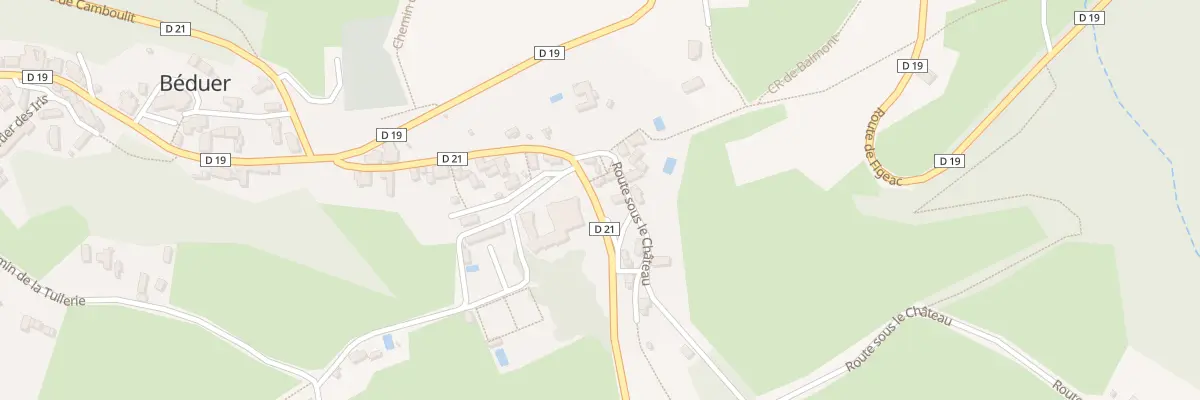 Plan du 5038 Le Bourg à Béduer
