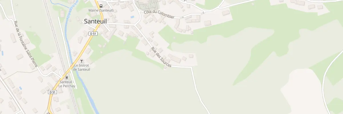 Plan du 7 Rue des Sources à Santeuil