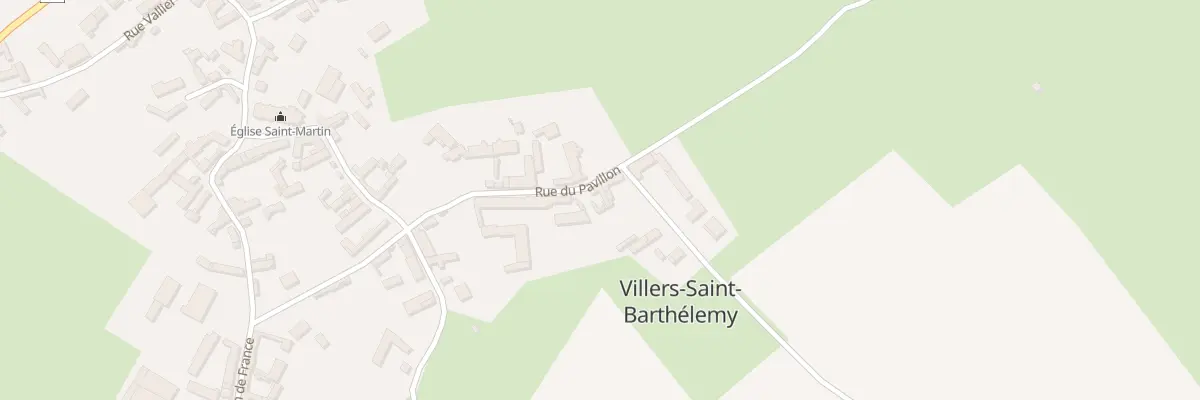 Plan du 308 Rue du Pavillon à Villers-Saint-Barthélemy