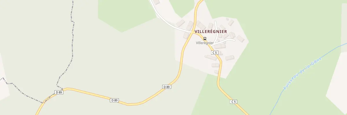 Plan du 1 Villerégnier à Saint-Yrieix-les-Bois