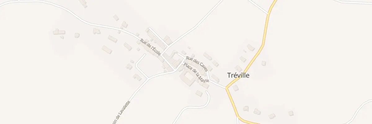 Plan du 25 Le Village à Tréville